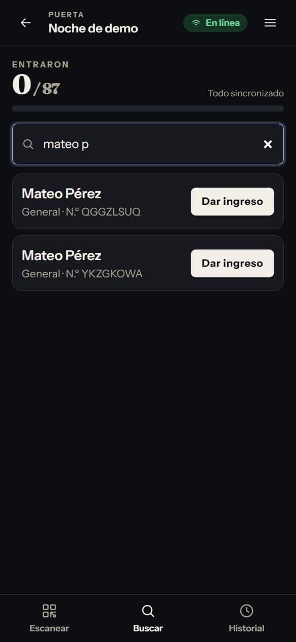 Buscar a una persona por nombre